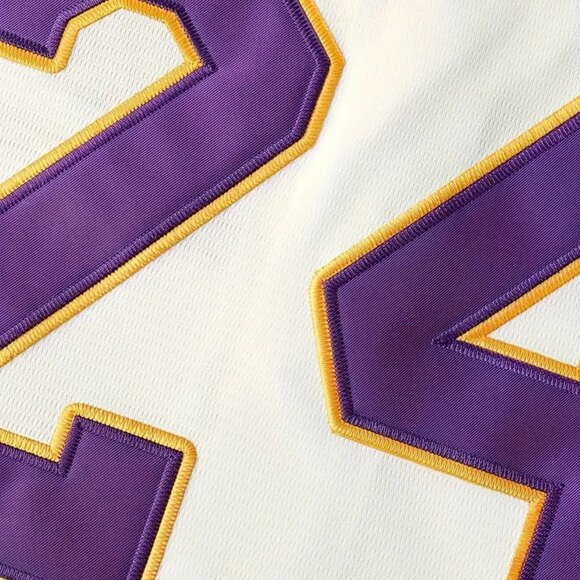 Kobe Bryant Mamba Los Angeles Dodgers / Lakers Baseball Jersey White Stitched - Picture 3 of 5